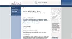 Desktop Screenshot of kommunalpolitik-berlin.de